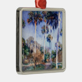 サージェント： Alhambra, Patio de la Reja, 1879 メタルオーナメント (右)