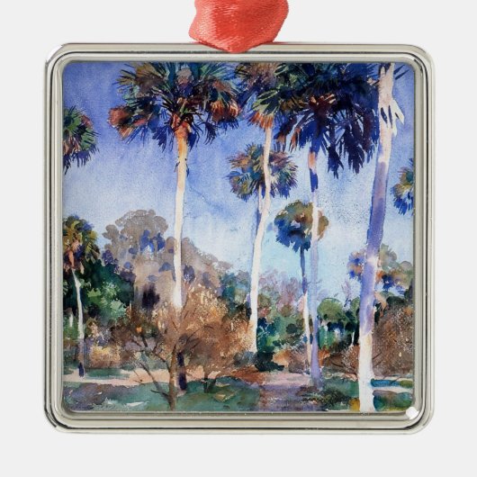 サージェント： Alhambra, Patio de la Reja, 1879 メタルオーナメント (正面)