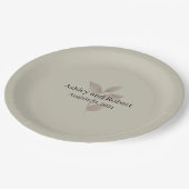 サージエレガント・グリーン結婚ズ ペーパープレート (アングル)