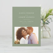 サージグシンプルリーモダンン写真の保存日 セーブザデート (スタンド正面)