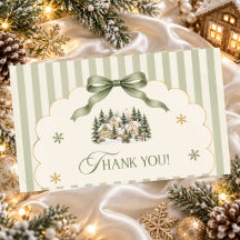 サージグリーンの冬の村のクリスマスベビーシャワー