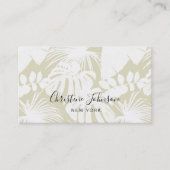 サージグリーン離れの熱帯ジャングルパーム 名刺 (正面)