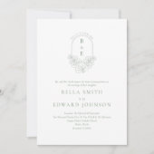 サージフォーマル・グリーン結婚ズ 招待状 (正面)