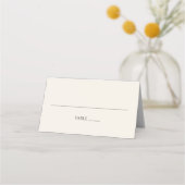 サージモダン・グリーン結婚ズ プレイスカード (正面)