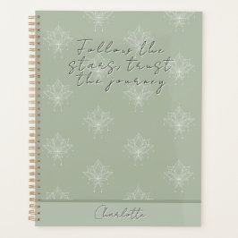 サージュエレガントかわいらしフローラス後を追ス・ザ・スターズ プランナー手帳