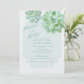 サージュサキュメンズサボテンウェディングシャワー 招待状 (スタンド正面)