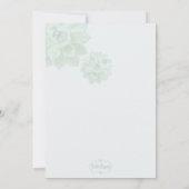 サージュサキュメンズサボテンウェディングシャワー 招待状 (裏面)