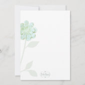 サージュサキュメンズサボテンブライダルシャワー 招待状 (裏面)