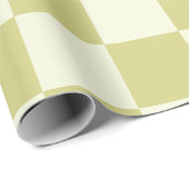 サージュ市松模様にグリーンラッピング紙 ラッピングペーパー (ロールコーナー)