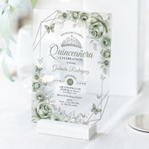 サージングリーンとシルバーのキンセañera