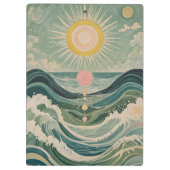 サージ太陽のュパーソナライズされた クリップボード (裏面)