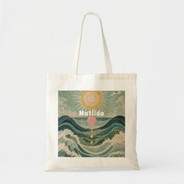 サージ太陽のュパーソナライズされた トートバッグ