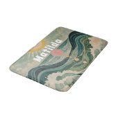 サージ太陽のュパーソナライズされた バスマット (アングル)