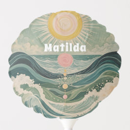 サージ太陽のュパーソナライズされた バルーン