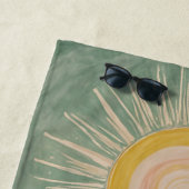 サージ太陽のュパーソナライズされた ビーチタオル (インサイチュ)