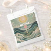 サージ太陽のュパーソナライズされた フェイバーバッグ (クリップ留めされた状態)