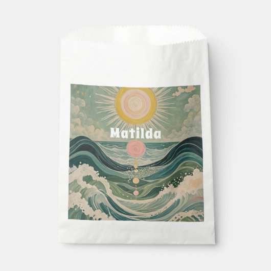 サージ太陽のュパーソナライズされた フェイバーバッグ (正面)