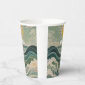 サージ太陽のュパーソナライズされた 紙コップ (左)