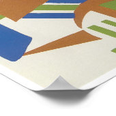 サージ・グラッキー・ジャズ・アート・ポスター ポスター (角)