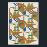 サージ・グラッキー・ジャズ・アート・ポスター ポスター<br><div class="desc">輝かしい装飾的な構図が溢れ、"Roaring Twenties"のポチョワールのステンシルテクニックで制作。 インスパイアデザインの革新的なモダン画像珍しいオリジナルのポートフォリオから美しく再現しフランスのて、幾何学模様の複雑なラティティチェーやはっきりした抽象的、象徴的な型枠や形の神秘的なコラージュ、鳥や動物の超現実的なポートレート、キュビスト風の建築などお洒落。アーティスト、デザイナー、職人、美術史家を喜ばせる準備ができて、ジャズ時代のアートのこのイメージは何度も使われ、楽しまれる。</div>