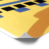 サージ・グラッキー・ジャズ・アート・ポスター ポスター (角)