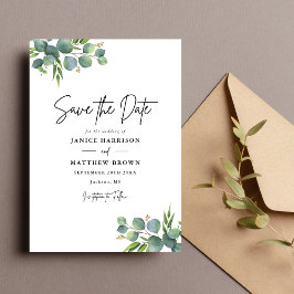 サージ・ユーカリの森の結婚式 セーブザデート