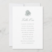 サージ ヴィンテージ オーク 結婚式 座席表 カード (正面)