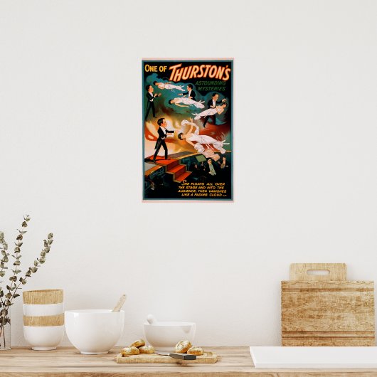 サーストンの驚くべきミステリー魔法ポスター ポスター (キッチン)