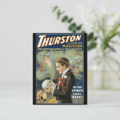 サーストンザ素晴らしマジシャン~ヴィンテージ魔法法 ポストカード (スタンド正面)