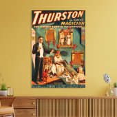 サーストンデモンズ&ドンキーバンストリック魔法 キャンバスプリント (インサイチュ (リビング))