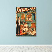 サーストンデモンズ&ドンキーバンストリック魔法 キャンバスプリント (インサイチュ (ウッドフロア))