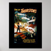 サーストンマジシャンヴィンテージシアターポスター ポスター (正面)