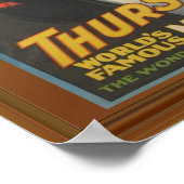 サーストンマジシャン疑問に思魔法ショー ポスター (角)