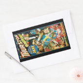 サーストンマジシャン&ジェーン～ヴィンテージ魔法法 長方形シール (封筒)