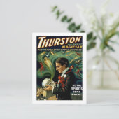 サーストンワールドの有名なマジシャン – ヴィンテージ ポストカード (スタンド正面)