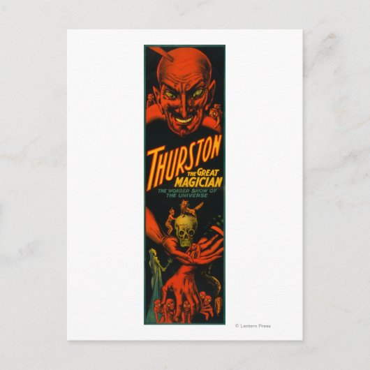 サーストン素晴らし「宇宙魔術展」 ポストカード (正面)