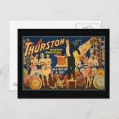 サーストン、マスター魔術師は帽子の全てを ポストカード (正面/裏面)