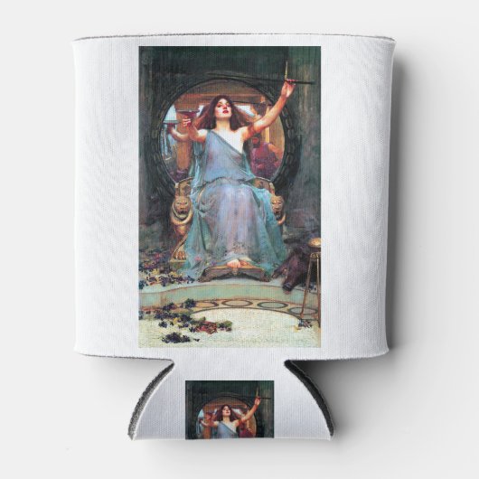 サーチェがオデュッセウスに杯を提供 缶クーラー (正面)