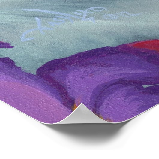 サーチェとスインアートプリントの大目ファンタジー ポスター (角)