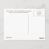 サーチェインディオサ1892年ジョン·ウィリアム·ウォーターハウス著 ポストカード (裏面)