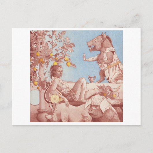 サーチェ&ピッグ ポストカード (正面)