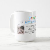 サーチエンジンの色最高のパパEver Coffee Mag コーヒーマグカップ (正面左)