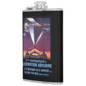 サーチライトポスター上の平らな飛行 フラスク (左)