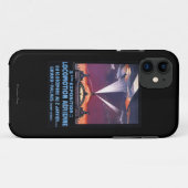 サーチライトポスター上の平らな飛行 Case-Mate iPhoneケース (裏面(横))