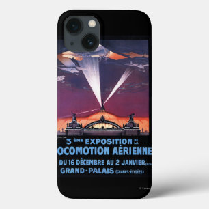サーチライトポスター上の平らな飛行 iPhone 13ケース