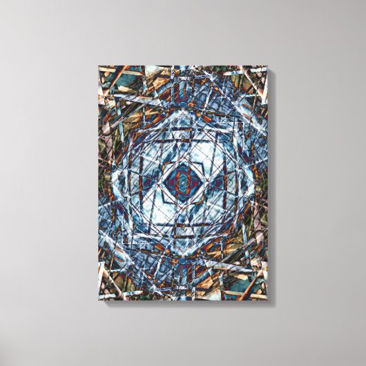 サーチライト衛星 キャンバスプリント (正面)