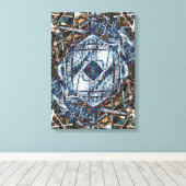 サーチライト衛星 キャンバスプリント (インサイチュ (ウッドフロア))