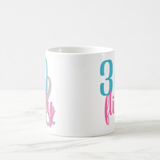 サーティアン気のあるそぶりをしたド誕生日マグ コーヒーマグカップ (中央)