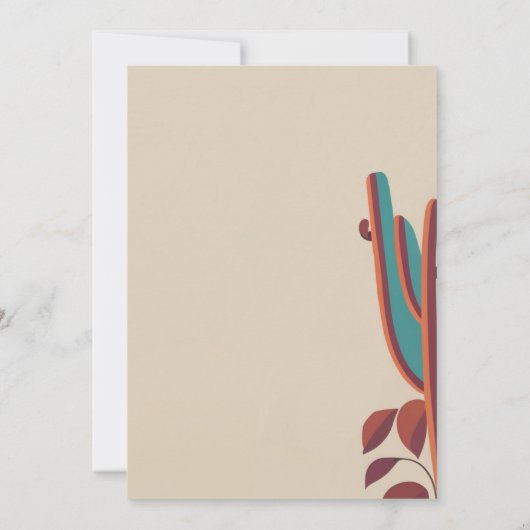 サーティフィエスタレトロカントリーウェスタン30歳の誕生日 招待状 (裏面)