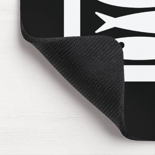 サーディンのピクトグラムのマウスパッド マウスパッド (コーナー)